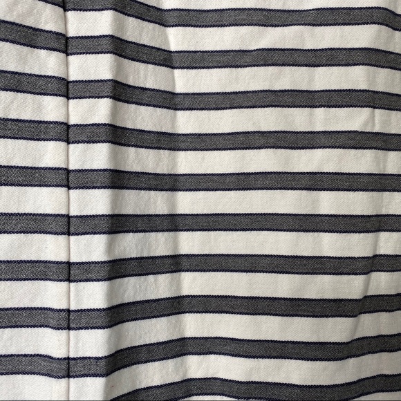 Theory striped 100% cotton cap sleeve top - Picture 3 of 6